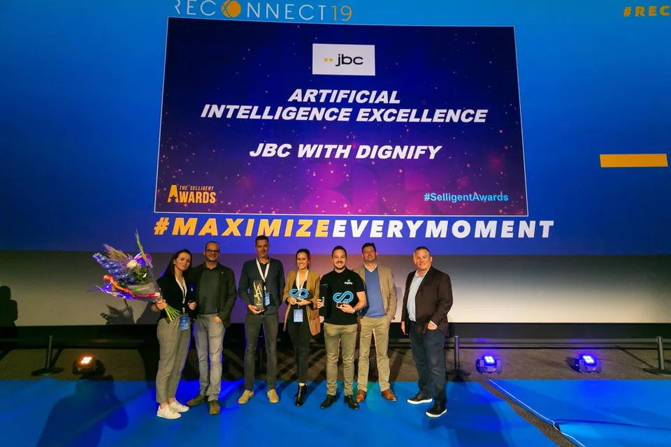 JBC & Dignify Win The Prestigious Selligent ‘Artificial Intelligence Excellence’ Award